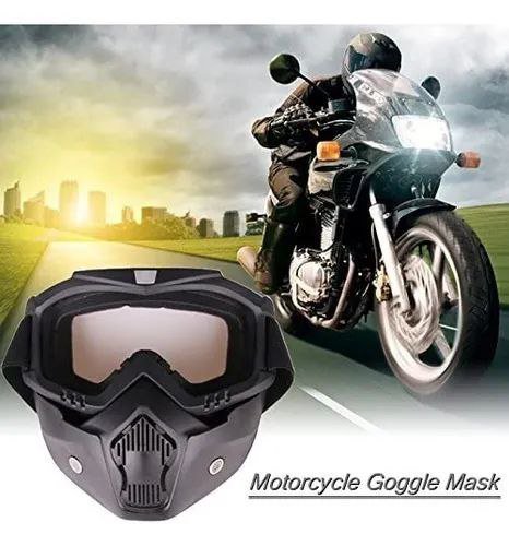 Gafas Deportivas con Máscara Facial Integrada - Protección Total para Motociclista y Aventura - Image 4